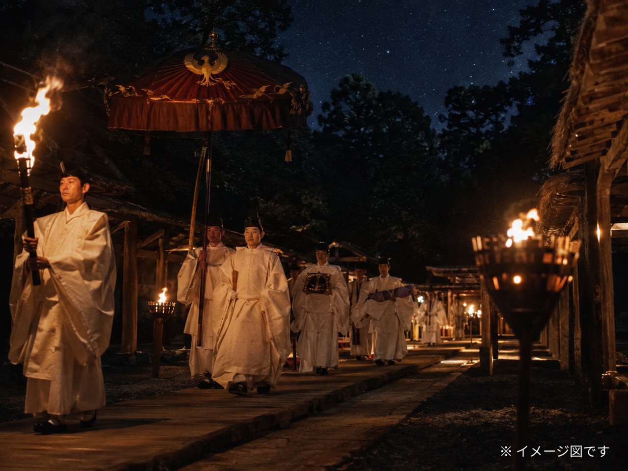 天皇陛下の大嘗祭の画像（イメージ）